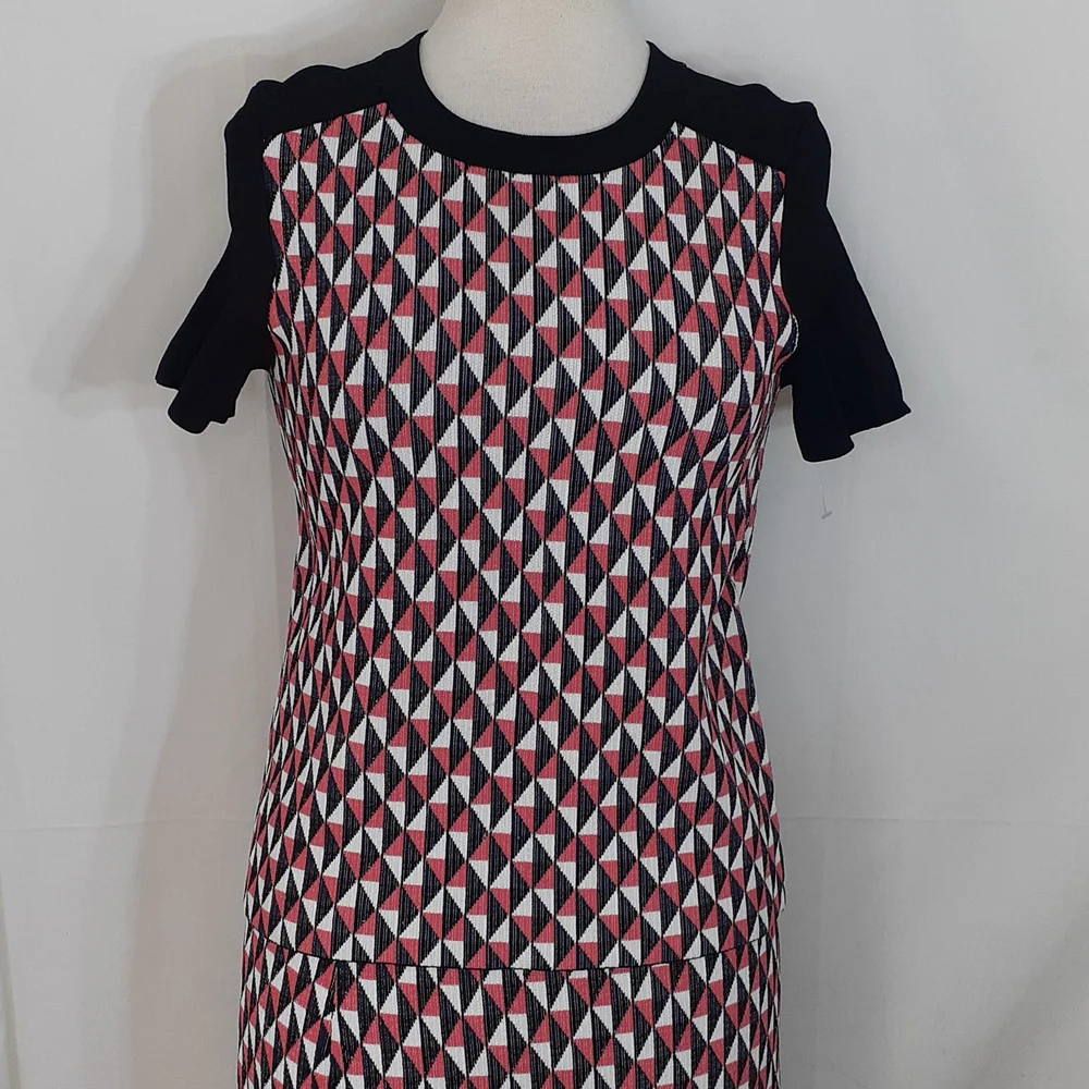 Kate Spade black blue orange and white blouse and matching skirt - Picture 2 of 9